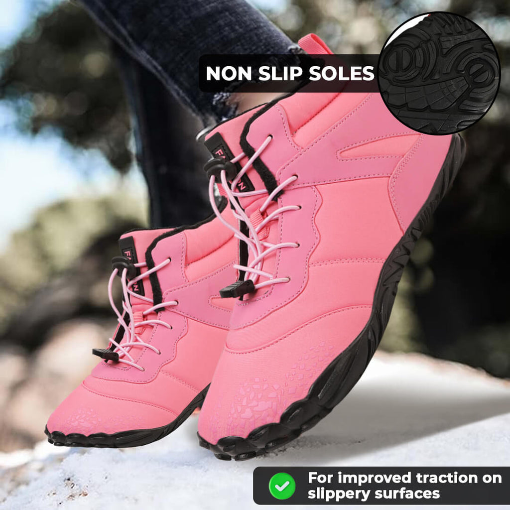 Non-slip & universal winter barefoot shoe (Waterproof) - Vindra Pro - product image from the listing.