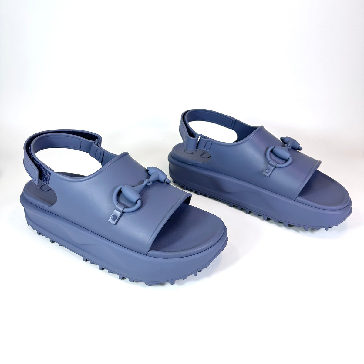 Men's Gucci Horsebit Platform Rubber Sandal - 12.5 - product image from the listing.