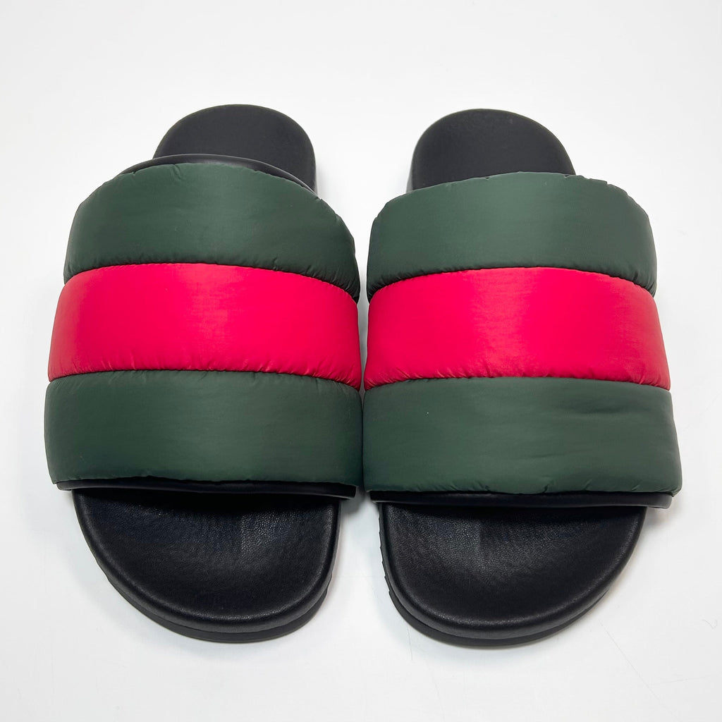 Women's Gucci Padded Nylon Web Slide Sandal - 5 - product image from the listing.