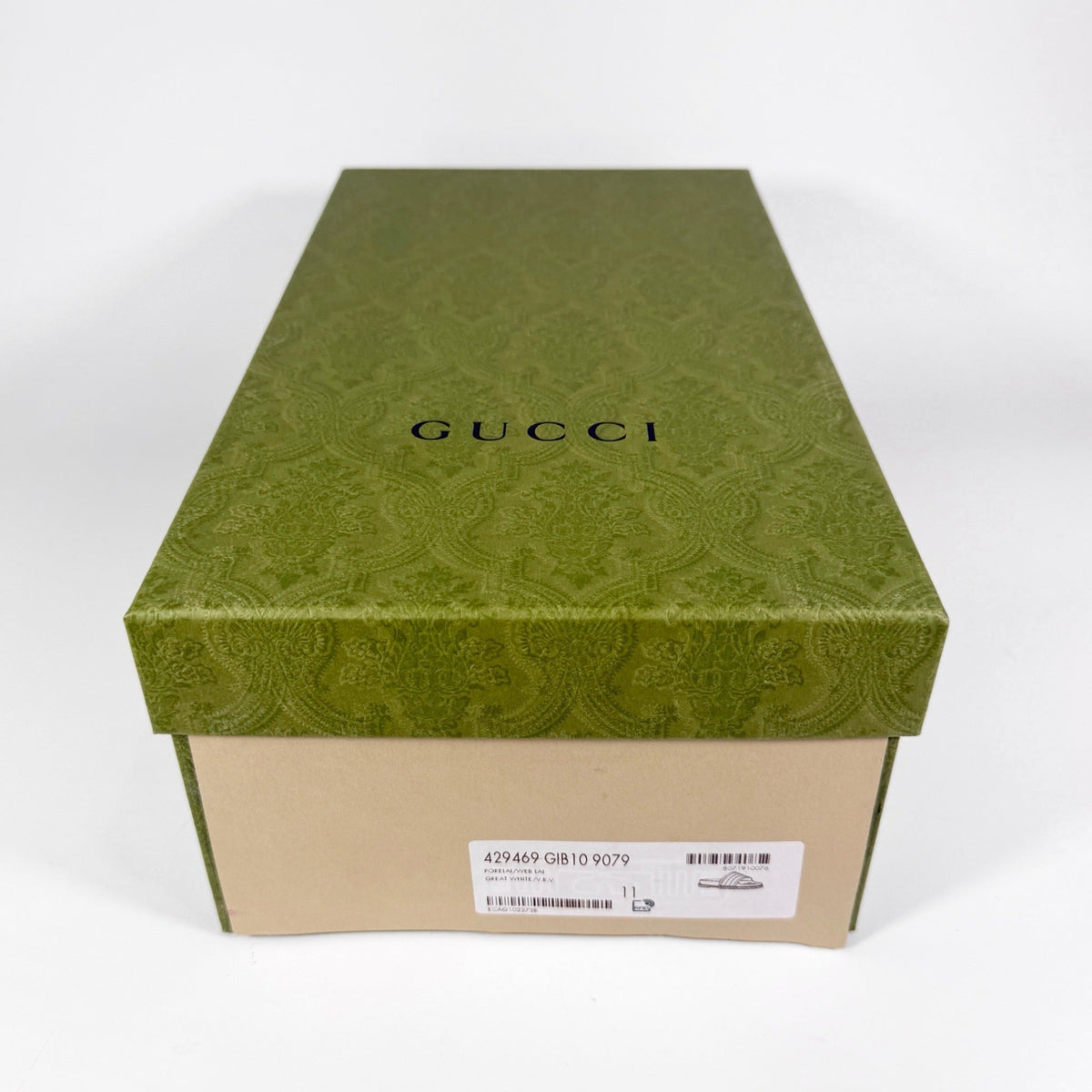 Men's Gucci Web Slide Sandal - 11.5 - product image from the listing.