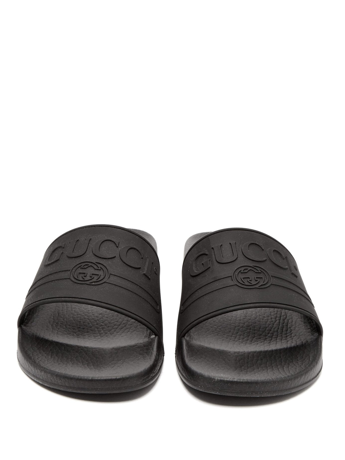Rubber Logo Slides by Gucci - product image from the listing.