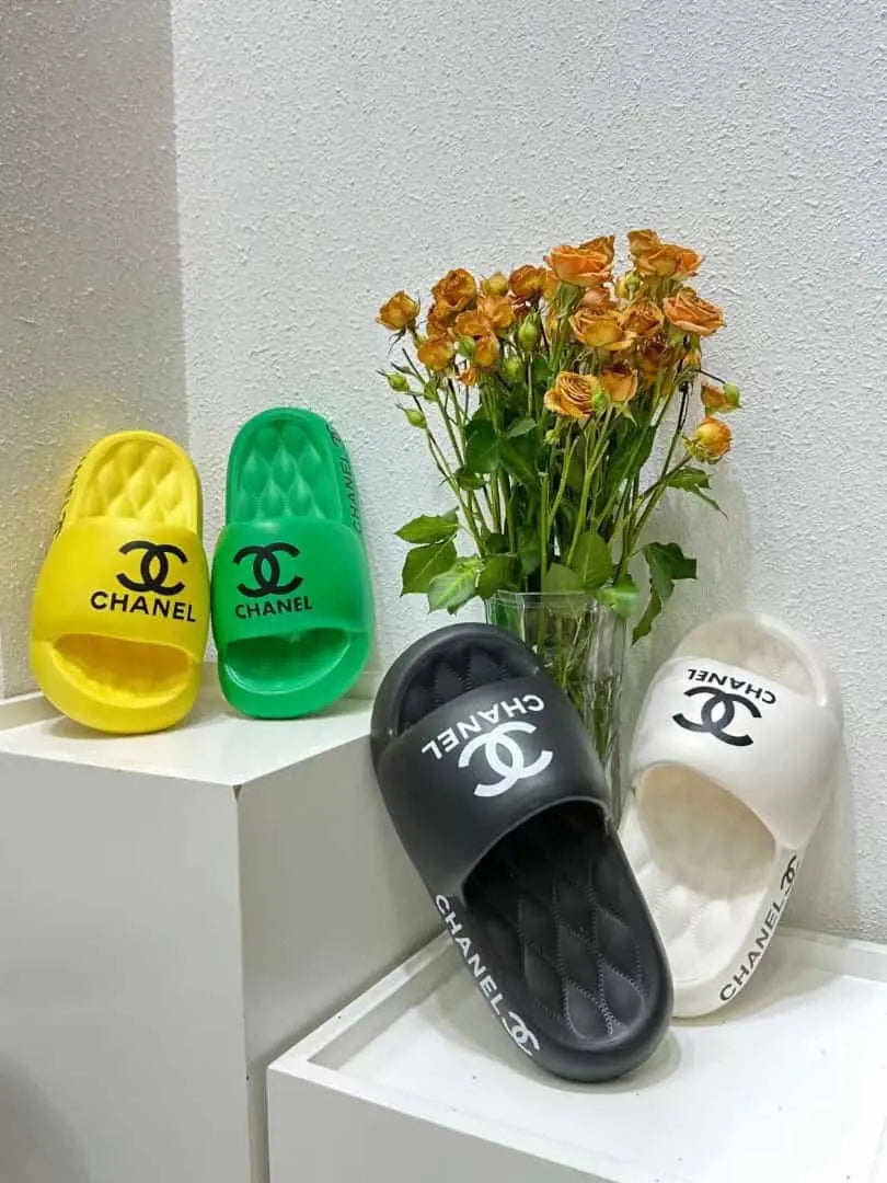Slippers EVA Soft Summer Beach Slides Thick Sole by Chanel - product image from the listing.