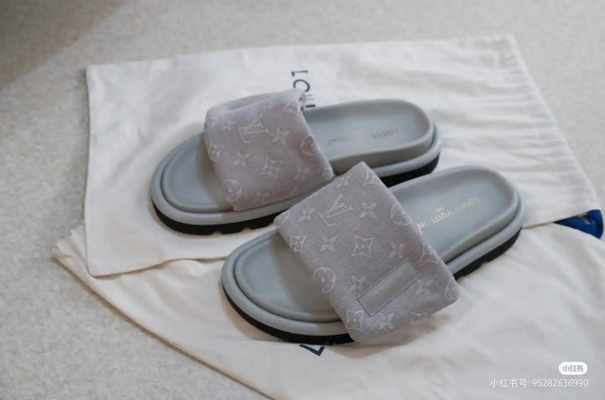Monogram Pool Pillow Flat Comfort Mule by Louis Vuitton - product image from the listing.