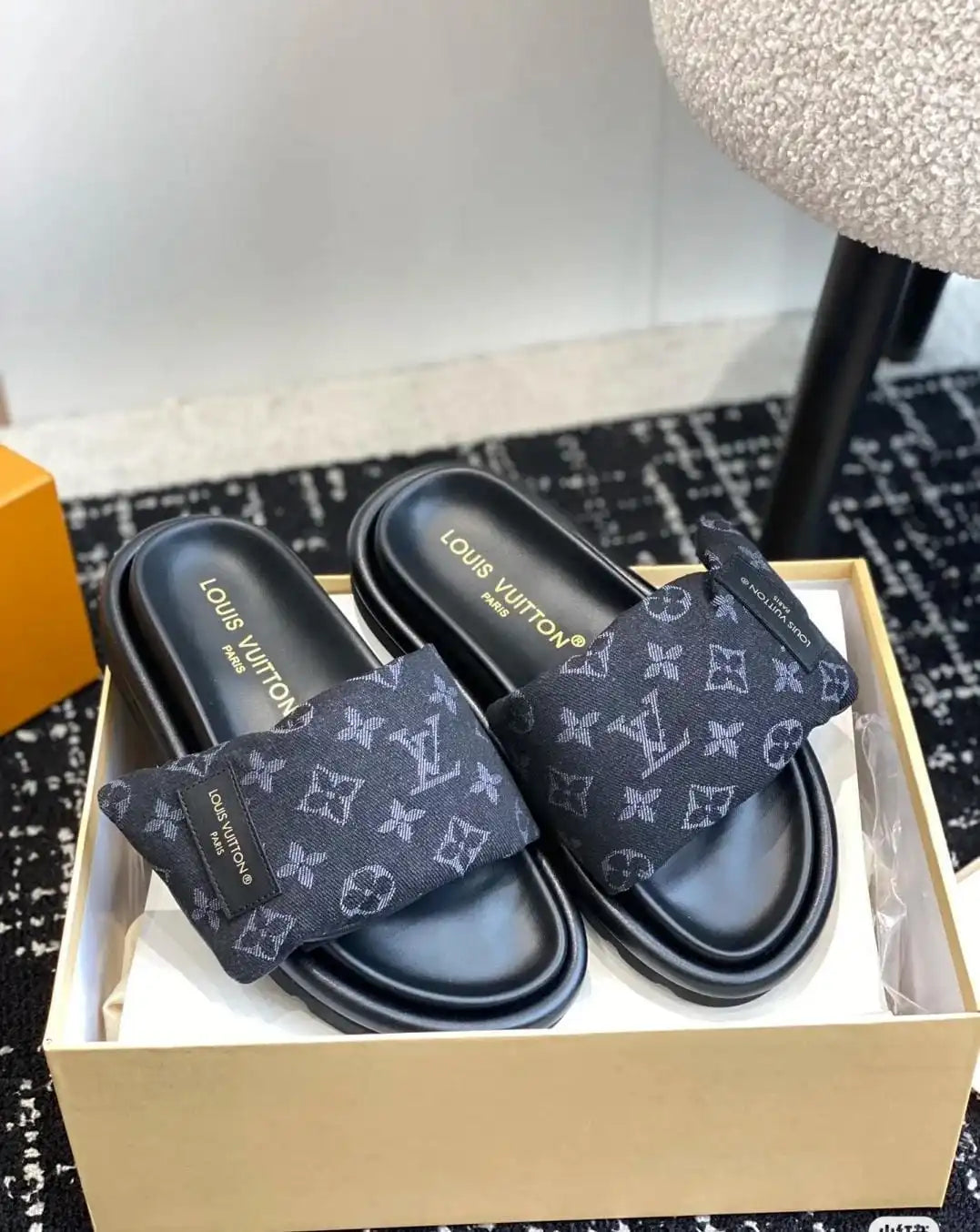 Monogram Pool Pillow Flat Comfort Mule by Louis Vuitton - product image from the listing.