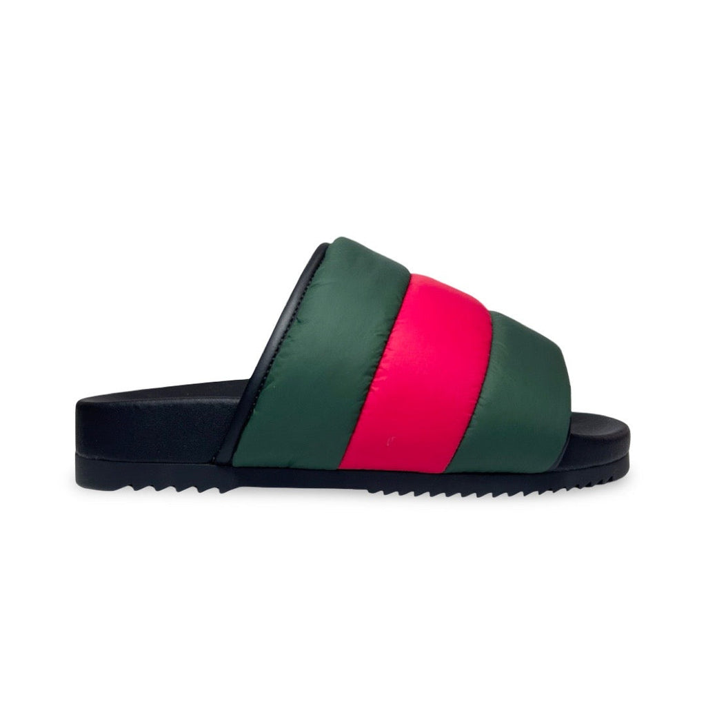 Women's Gucci Padded Nylon Web Slide Sandal - 5 - product image from the listing.