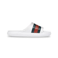 Men's Gucci Web Rubber Pool Slide - 8.5 - product image from the listing.