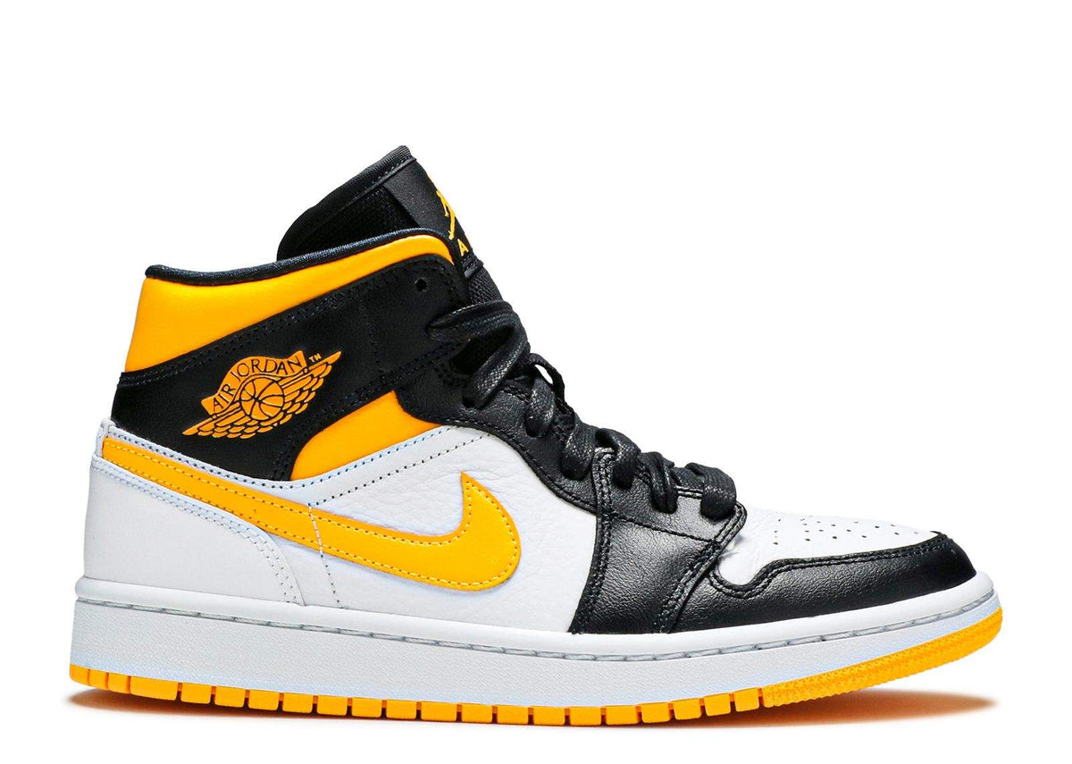 Air Jordan 1 Mid SE 'White Laser Orange' Sneaker - product image from the listing.