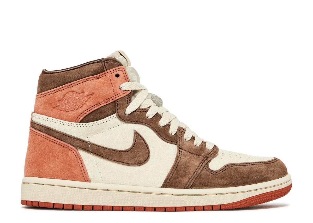 Wmns Air Jordan 1 Retro High OG Dusted Clay Footwear - product image from the listing.
