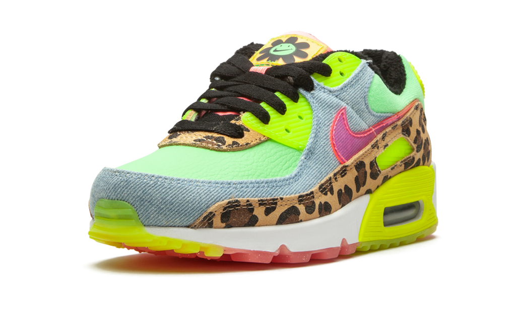 "Denim Leopard Print" W Air Max 90 LX CW3499 300 - product image from the listing.