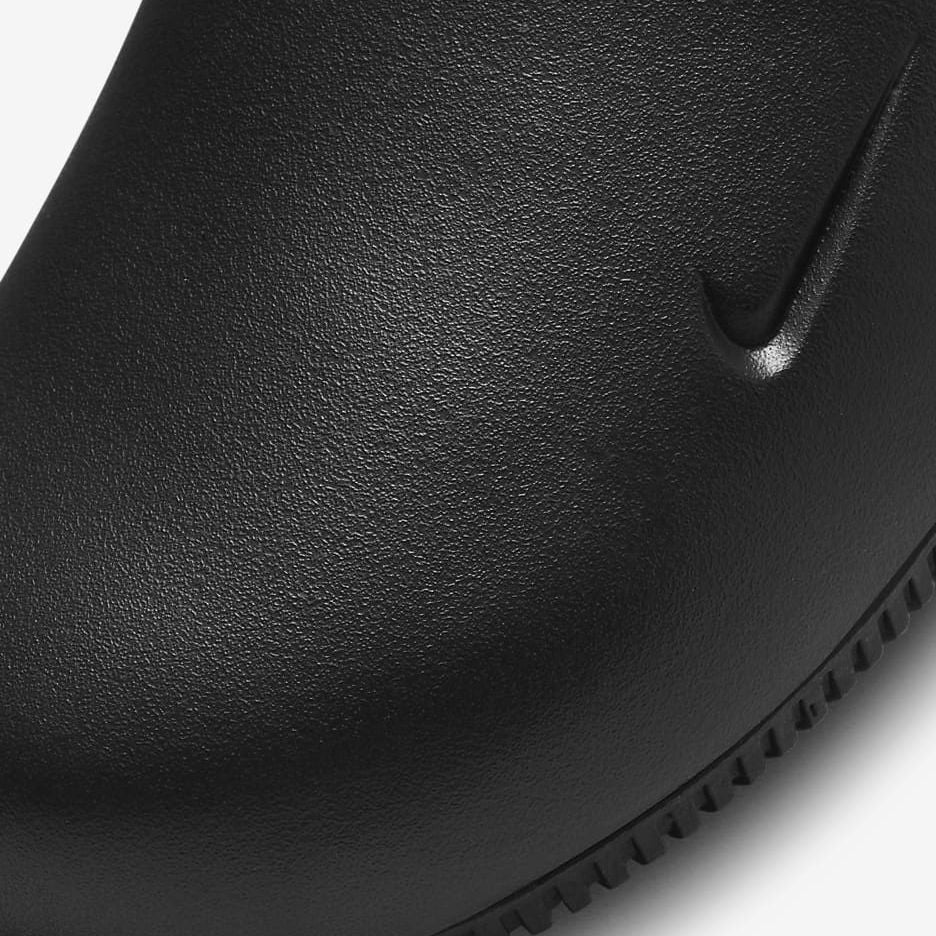 Men's Nike Calm Mule Slides - Black - product image from the listing.