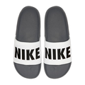 Men's Nike Offcourt Slides - Dark Grey / White / Black - product image from the listing.