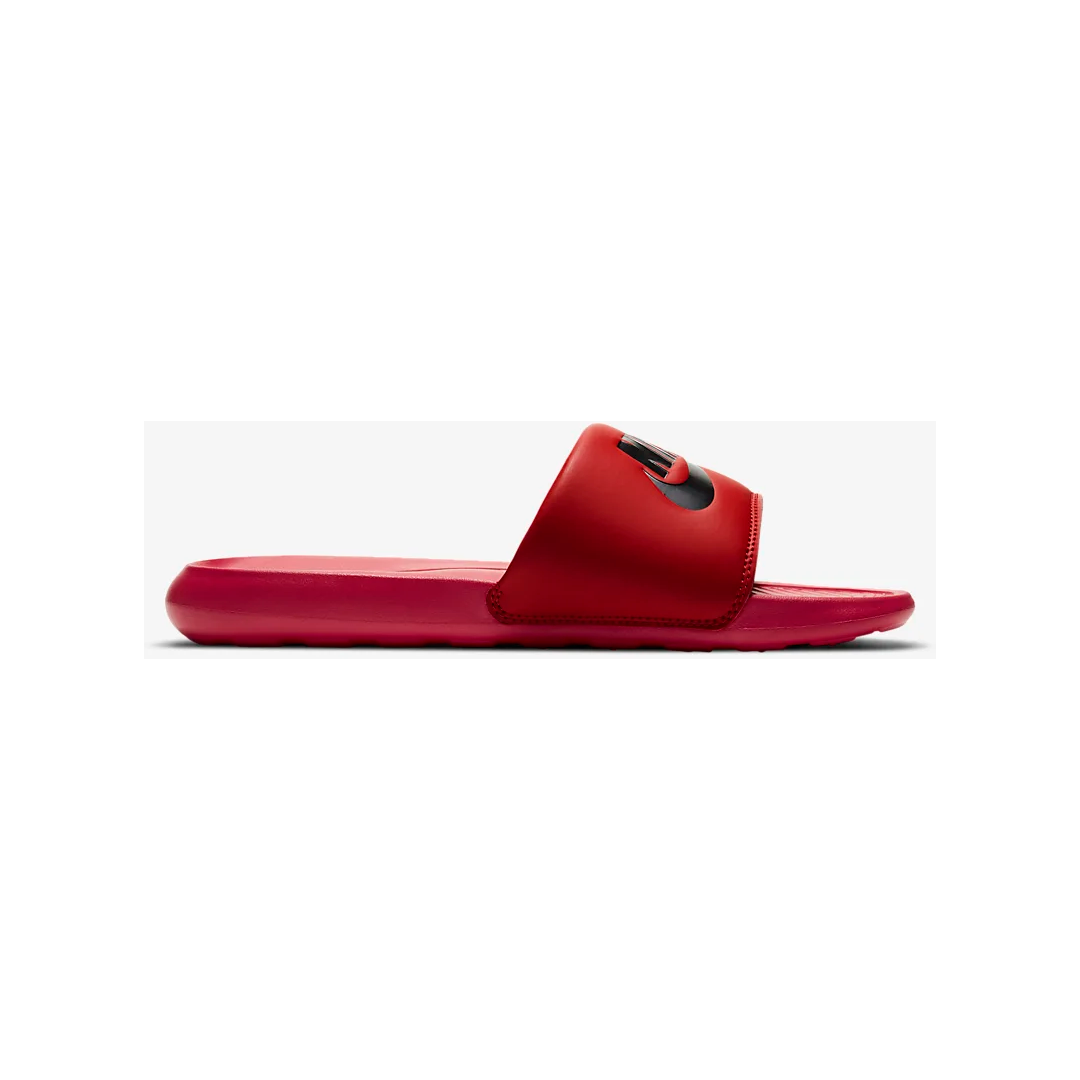 Men's Nike Victori One Slides - University Red / Black - product image from the listing.