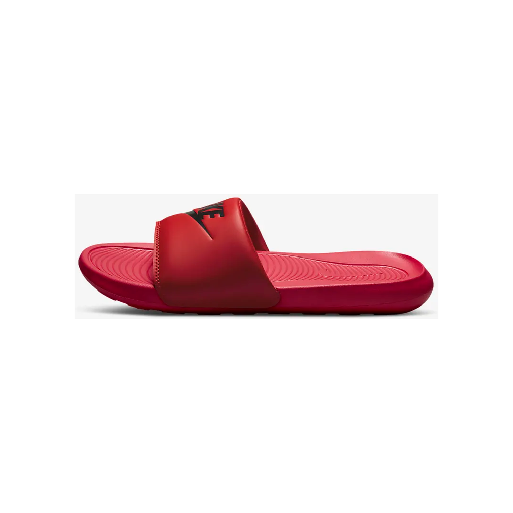 Men's Nike Victori One Slides - University Red / Black - product image from the listing.