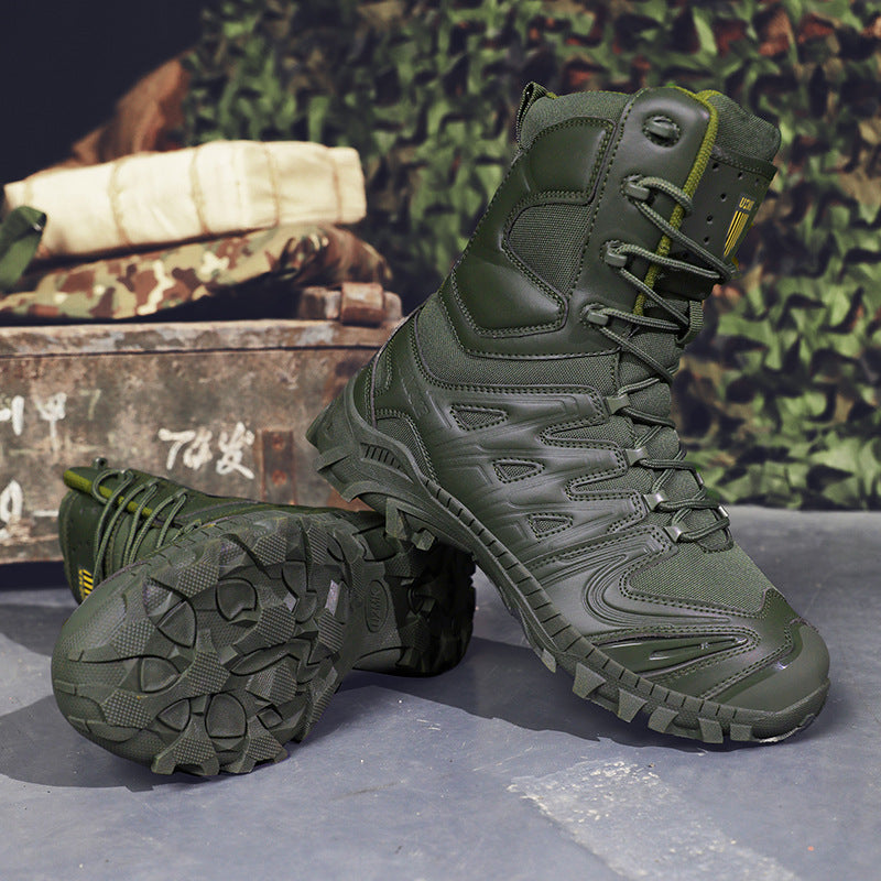 Men's Martens Combat and Tactical Boots - Waterproof, Breathable Footwear for Hiking, Running, Work and Desert Use - product image from the listing.