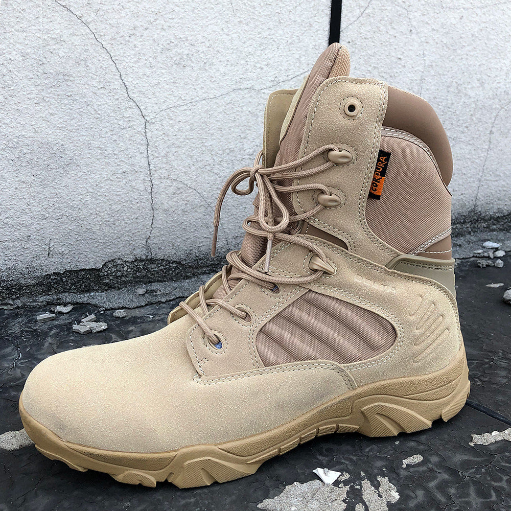 Delta High-Top Tactical Boots for Men and Women - Outdoor Hiking, Mountaineering and Desert Boots - product image from the listing.