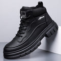 Men's Men's High-Top Cotton Shoes 2026: New Winter Collection - Outdoor Fleece-Lined, Warm Dr. Martens-Style Boots, Trendy, Non-Slip Work Boots - product image from the listing.