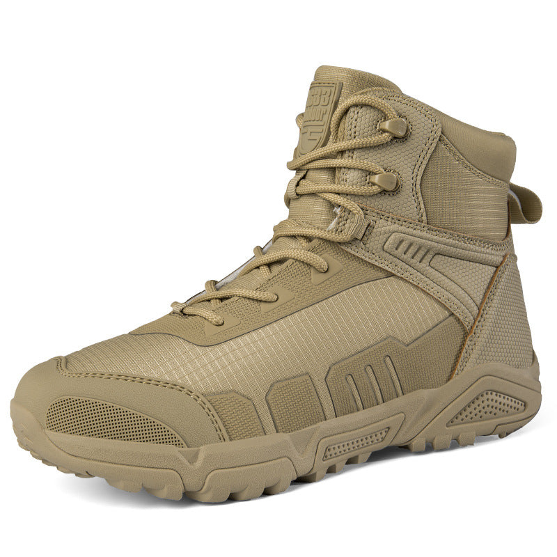 Men's Waterproof Non-Slip Mid-Calf Boots for Outdoor Adventure, Rescue, Work and Hiking - Wear-Resistant - product image from the listing.