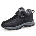 Men's Winter Plus-Size Casual Cotton Shoes, Fleece-Lined Warm Outdoor Hiking Shoes, Waterproof and Non-Slip Snow Boots - product image from the listing.