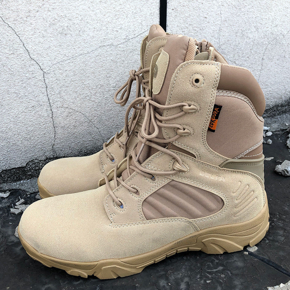Delta High-Top Tactical Boots for Men and Women - Outdoor Hiking, Mountaineering and Desert Boots - product image from the listing.