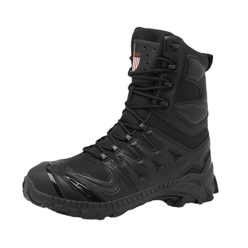 Men's Martens Combat and Tactical Boots - Waterproof, Breathable Footwear for Hiking, Running, Work and Desert Use - product image from the listing.