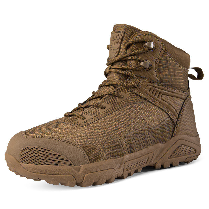 Men's Waterproof Non-Slip Mid-Calf Boots for Outdoor Adventure, Rescue, Work and Hiking - Wear-Resistant - product image from the listing.