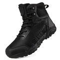 Men's Waterproof Non-Slip Mid-Calf Boots for Outdoor Adventure, Rescue, Work and Hiking - Wear-Resistant - product image from the listing.