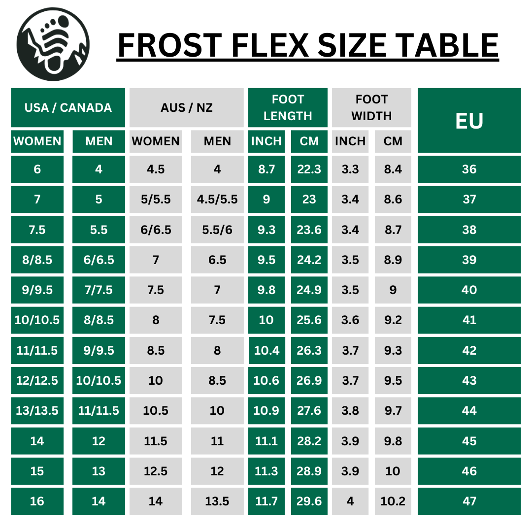 Unisex Frost Flex - Non-slip & waterproof winter barefoot shoe - product image from the listing.