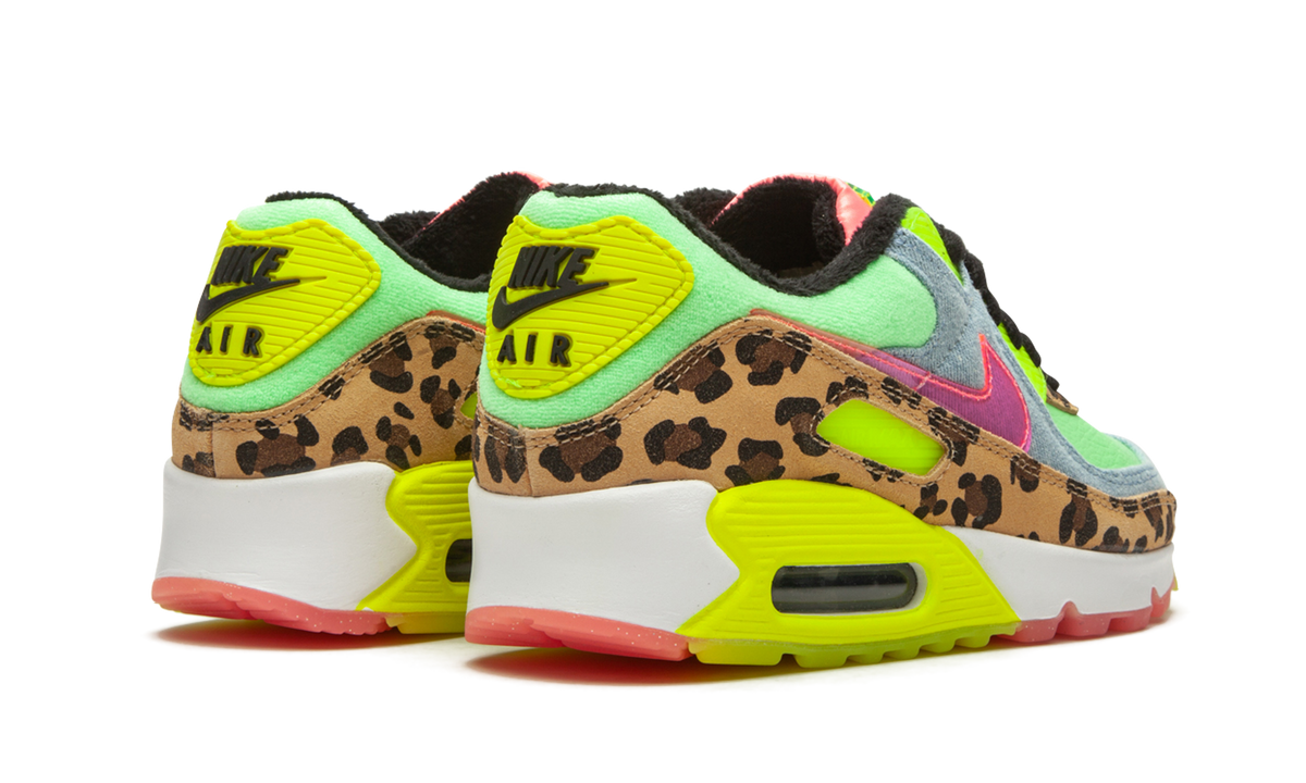 "Denim Leopard Print" W Air Max 90 LX CW3499 300 - product image from the listing.