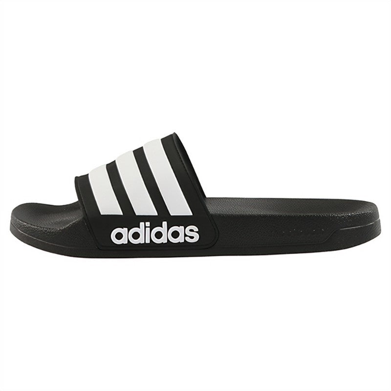 Adidas Adilette Shower Slides- Core Black / Cloud White for Men - product image from the listing.