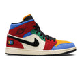 Blue The Great x Air Jordan 1 Mid 'Fearless' Sneaker - product image from the listing.