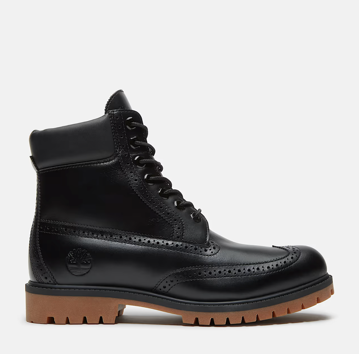 Timberland® Heritage 6-Inch Waterproof Boot - BLACK/FULL-GRAIN for Men - product image from the listing.
