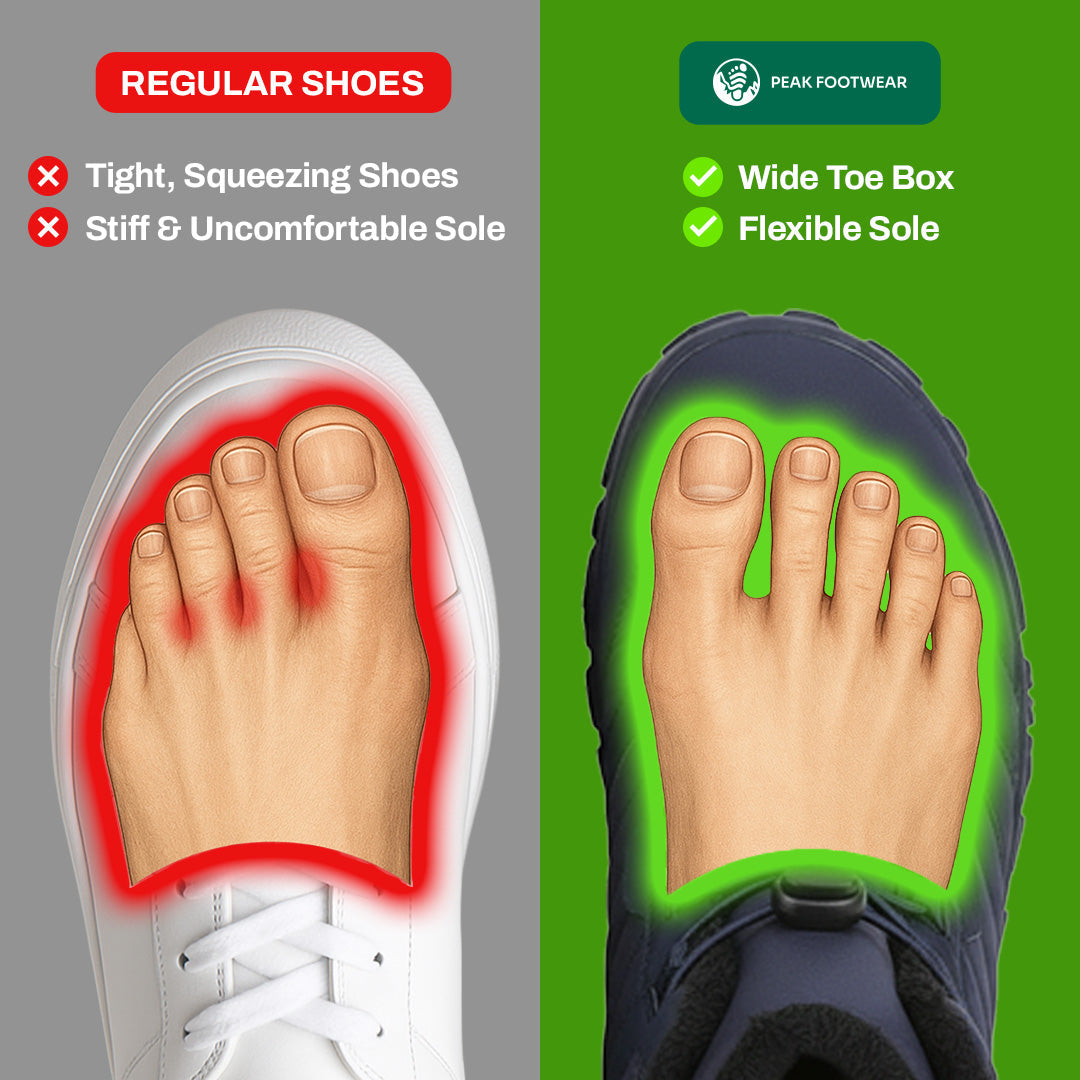 Unisex Snow Trek - Non-slip & waterproof winter barefoot shoe - product image from the listing.