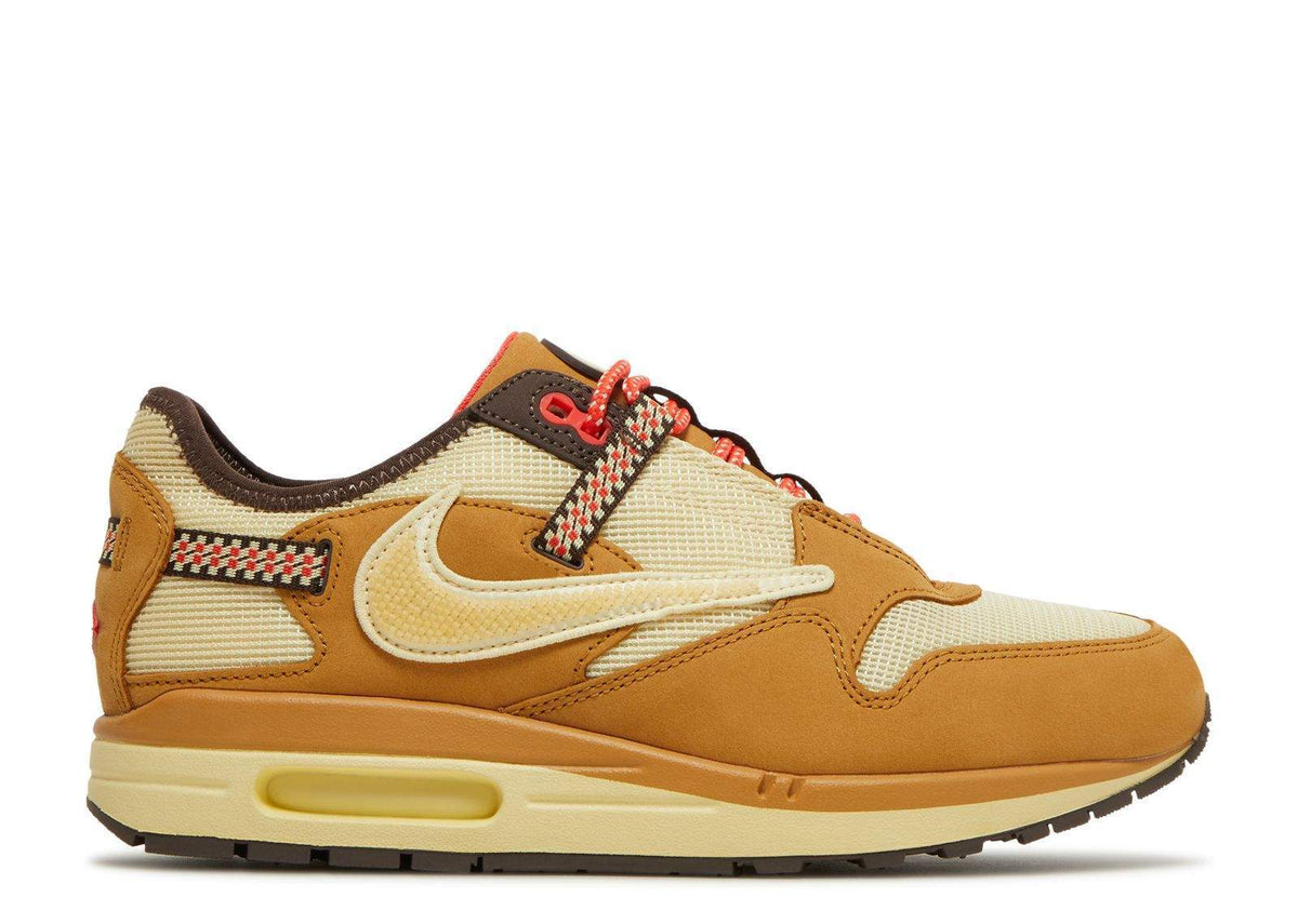 Air Max 1 Travis Scott X Air Max 1 Wheat Sneaker - product image from the listing.