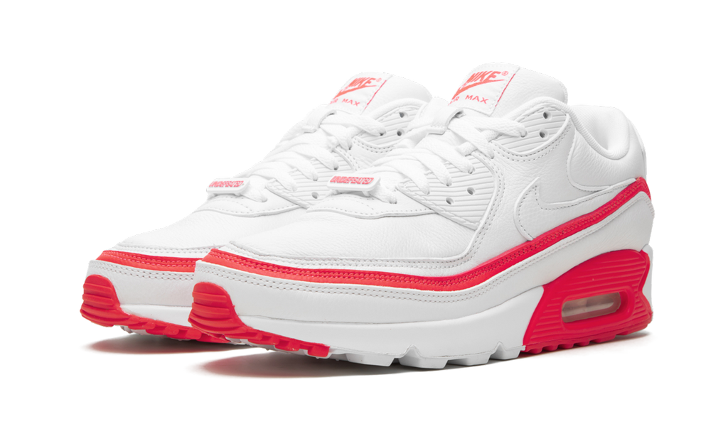 "Undefeated White/Red" Air Max 90 / UNDFTD CJ7197 103 - product image from the listing.