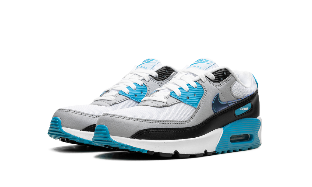 "Blue Lightning Metallic" Air Max 90 GS FD0678 100 - product image from the listing.