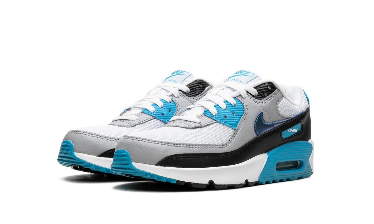 "Blue Lightning Metallic" Air Max 90 GS FD0678 100 - product image from the listing.