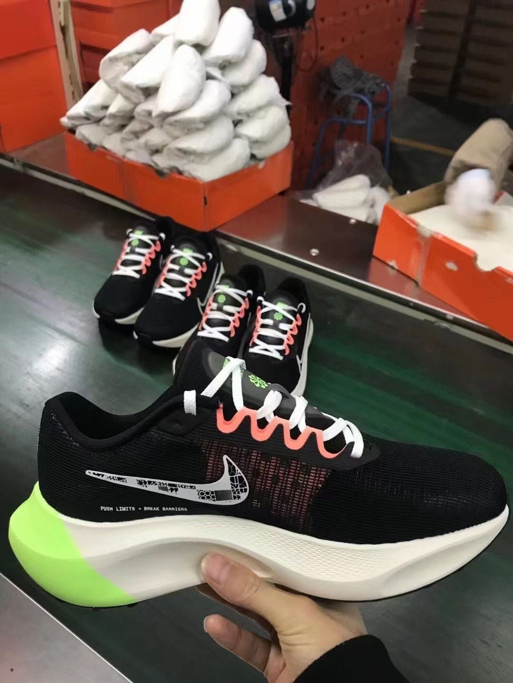 Nike Zoom Fly 5 Running Shoes in Black Volt FB1847-011 - product image from the listing.