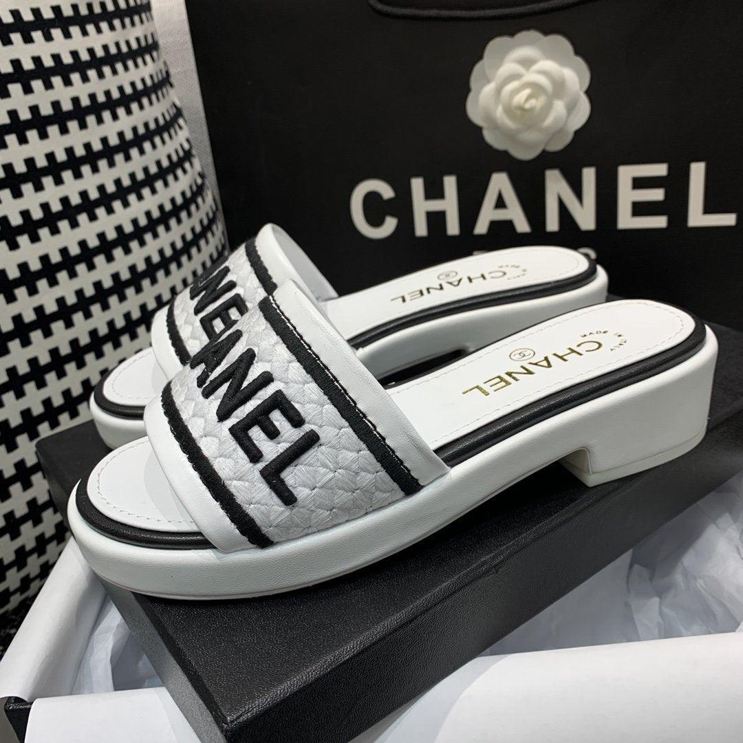Sandals by Chanel - product photo shown in the listing for this item.