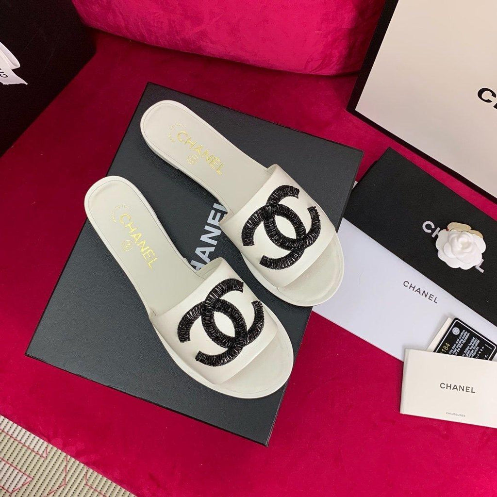 Sandals by Chanel - product photo shown in the listing for this item.