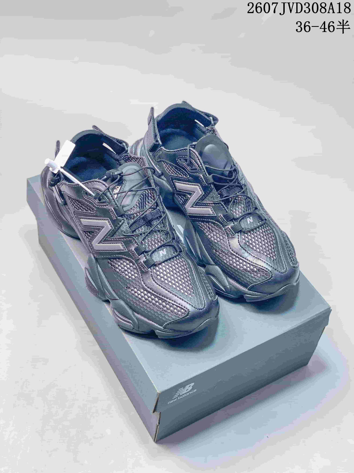 New Balance 9060 Sneakers in Dark Grey 2607JVD308A18 - product image from the listing.