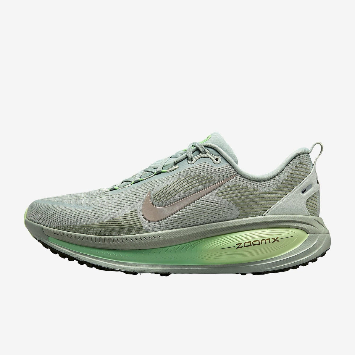 Nike Vomero 18 Running Shoes in Gray Green HM6803-002 - product image from the listing.