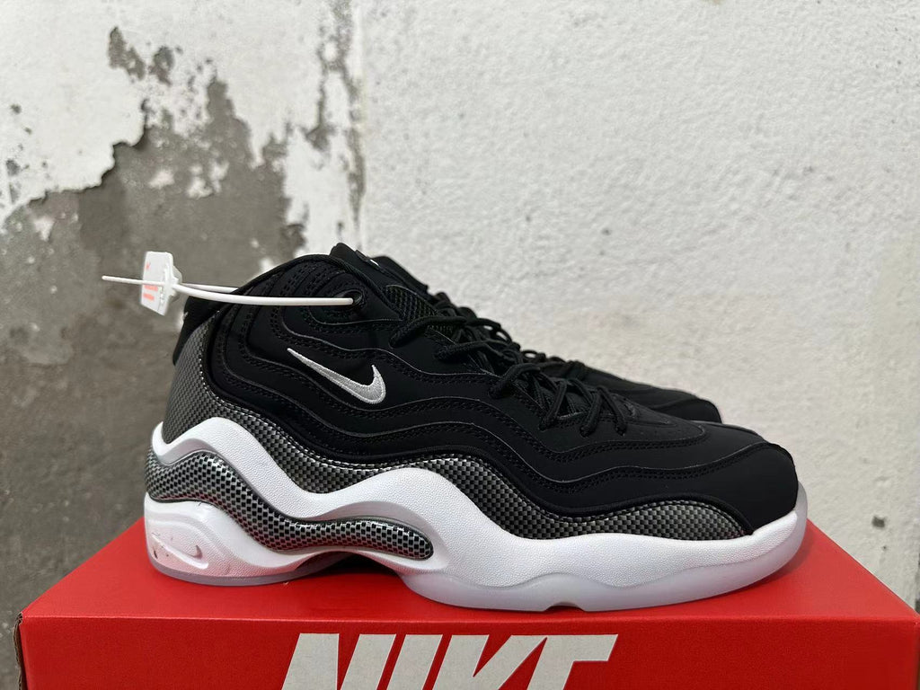 Nike Air Max Uptempo Sneakers in Black and Grey - product image from the listing.