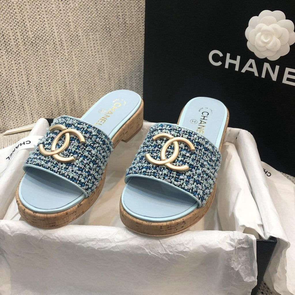 Sandals by Chanel - product photo shown in the listing for this item.
