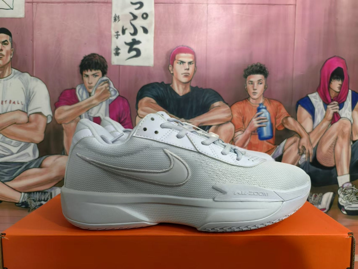 Nike Zoom 101 Basketball Shoes in White - product image from the listing.