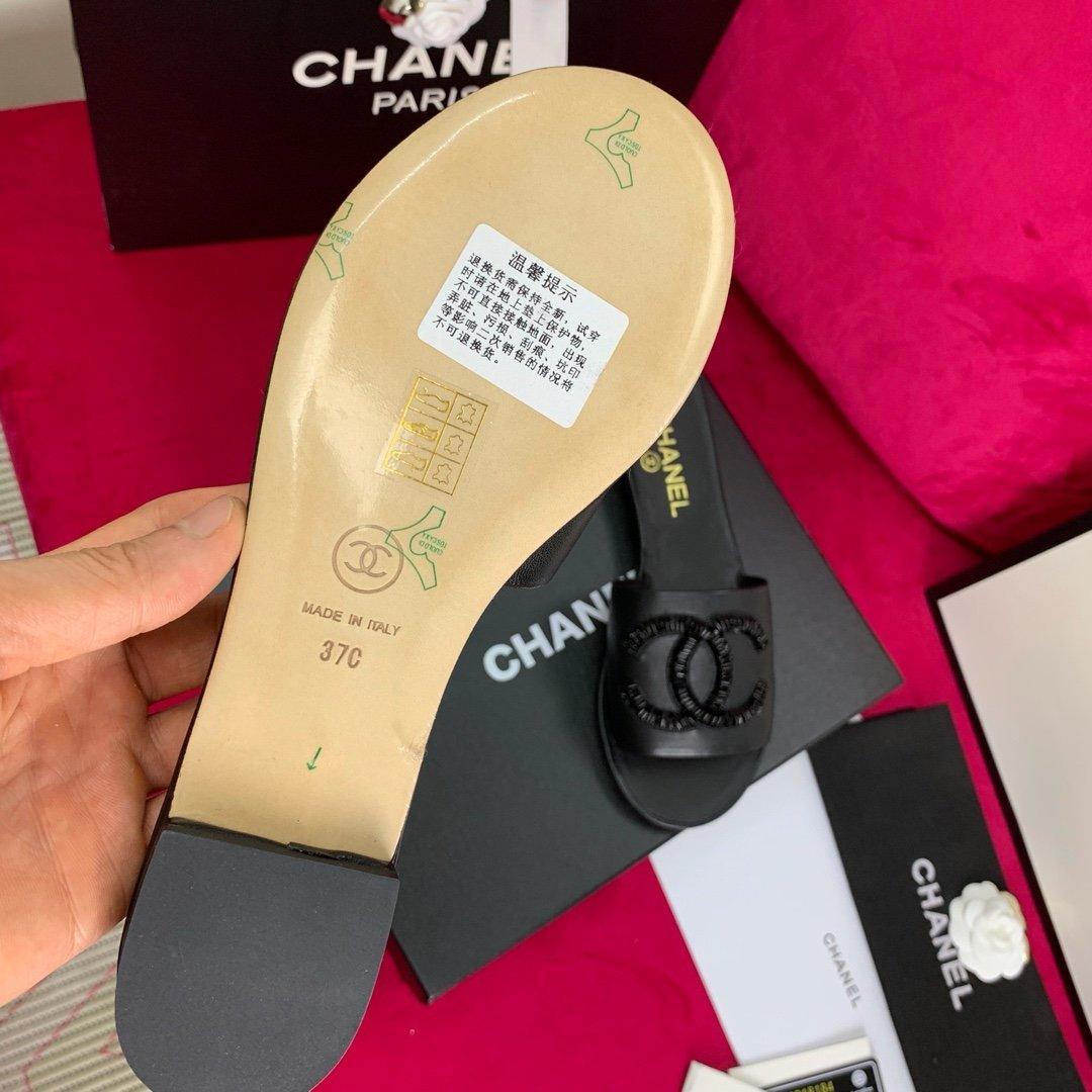 Sandals by Chanel - product photo shown in the listing for this item.