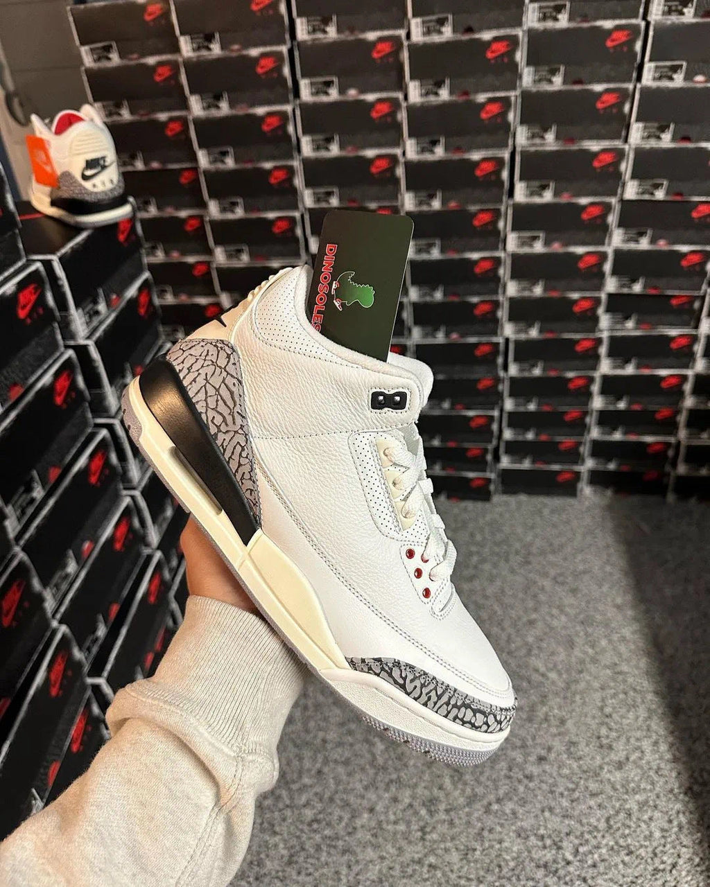 Air Jordan 3 White Cement Reimagined Sneakers DN3707-100 - product image from the listing.