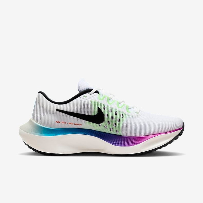 Nike Zoom Fly 5 Running Shoes FQ6851-101 in White Multicolor - product image from the listing.