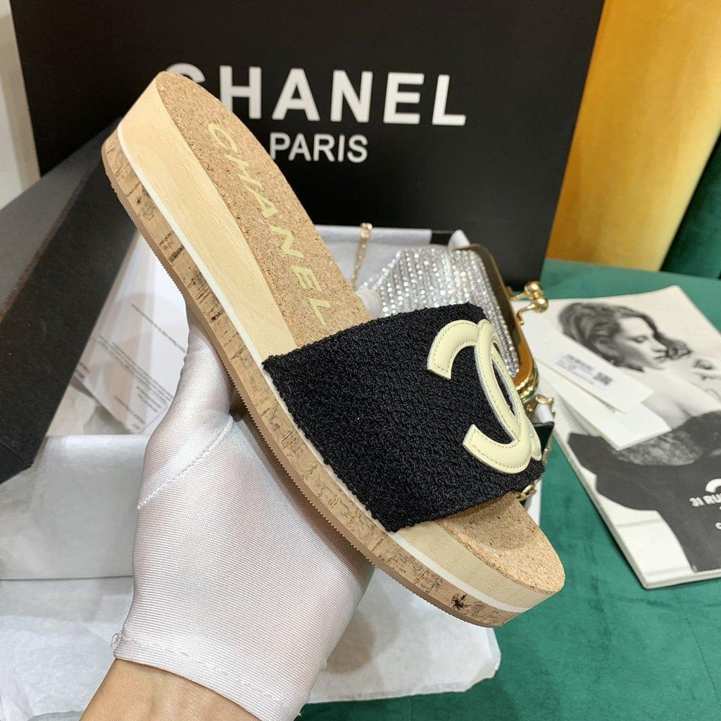 Sandals by Chanel - product photo shown in the listing for this item.
