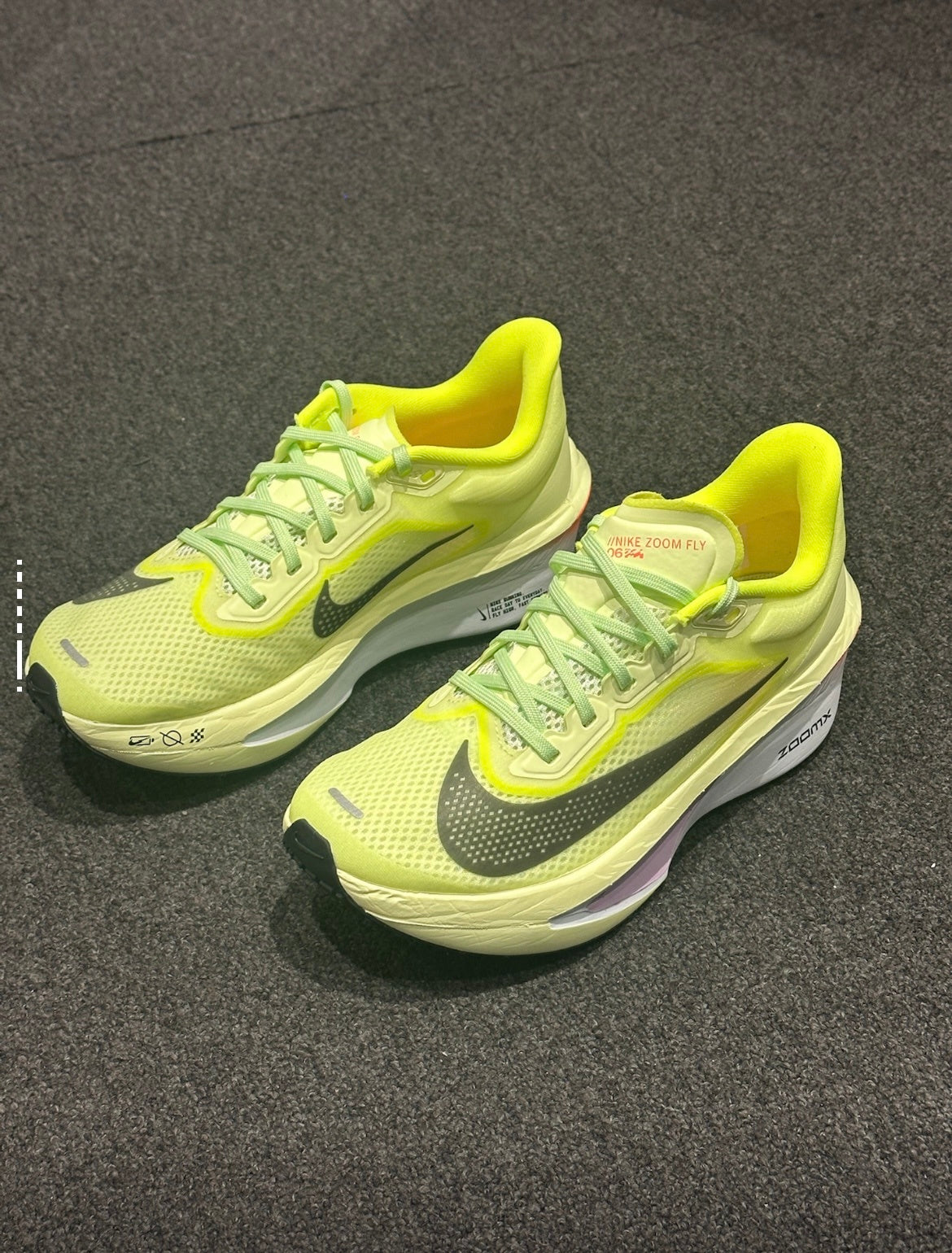 Nike Zoom Fly 6 Running Shoes FN8455-701 in Green - product image from the listing.