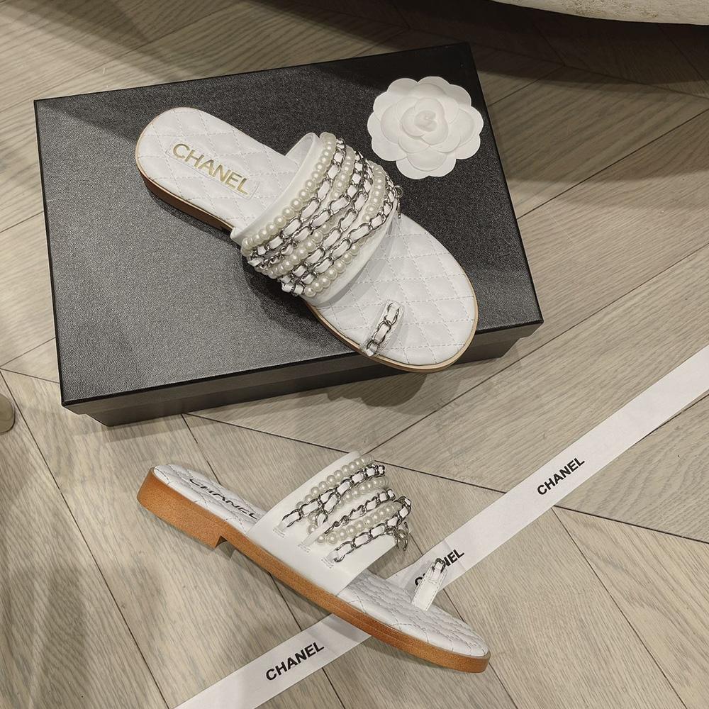 Sandals by Chanel - product photo shown in the listing for this item.
